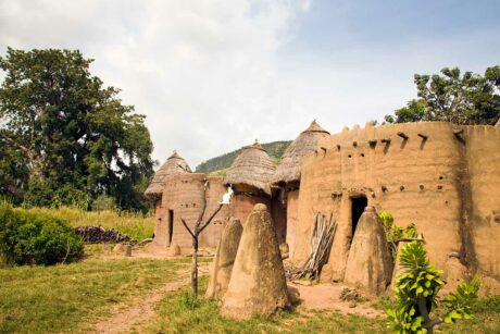 Togo, Africa: Dorp in Koutammakou